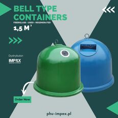 Containers - BELL TYPE 1,5 m3 (fiberglass)