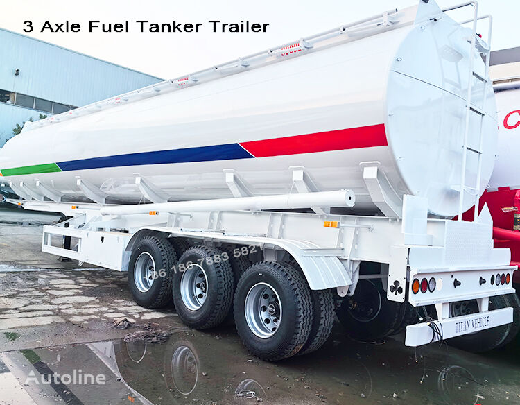 nova 3 Axle Fuel Tank Trailer Price in Djibouti cisterna za gorivo