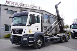 MAN TGS 26.420 6×2 E6 Marrel hooklift / 132 tho. km / steering and l kamion s kukom