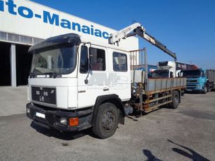 MAN 18.232 4X2 C/ REDUÇÃO CAB DUPLA 7 LUGARES C/ GRUA kamion s ravnom platformom