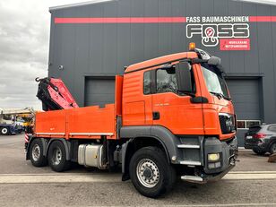 MAN TGS 28.480 6x4H Hydrodrive | Ladekran Fassi F 365A XP.24 kamion s ravnom platformom