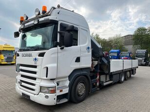 Scania R440 6x2 EURO5 SKRZYNIA Z HDS PALFINGER PK40002 EH kamion s ravnom platformom