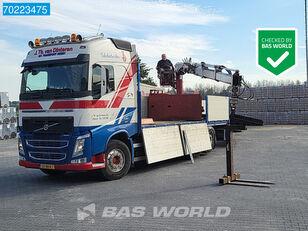 Volvo FH 540 6X2 NL-Truck HIAB 130 R F-2 Roller crane kran Euro 6 kamion s ravnom platformom