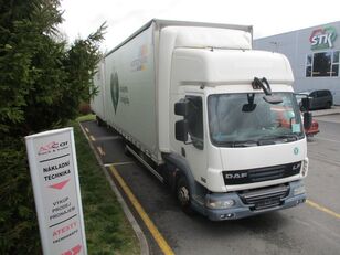 DAF LF 45.220 kamion sa kliznom ceradom + prikolica sa kliznom ceradom