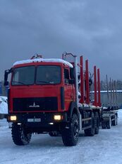 novi MAZ 6317F9-565-000  kamion za prijevoz drva + šumarska prikolica