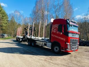 Volvo FH 540 BL Dzwig LIV120Z96  kamion za prijevoz drva + šumarska prikolica