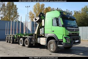 Volvo FMX 500, 6x6, EURO 6+TRAILER TOM SERVICE, SAF kamion za prijevoz drva