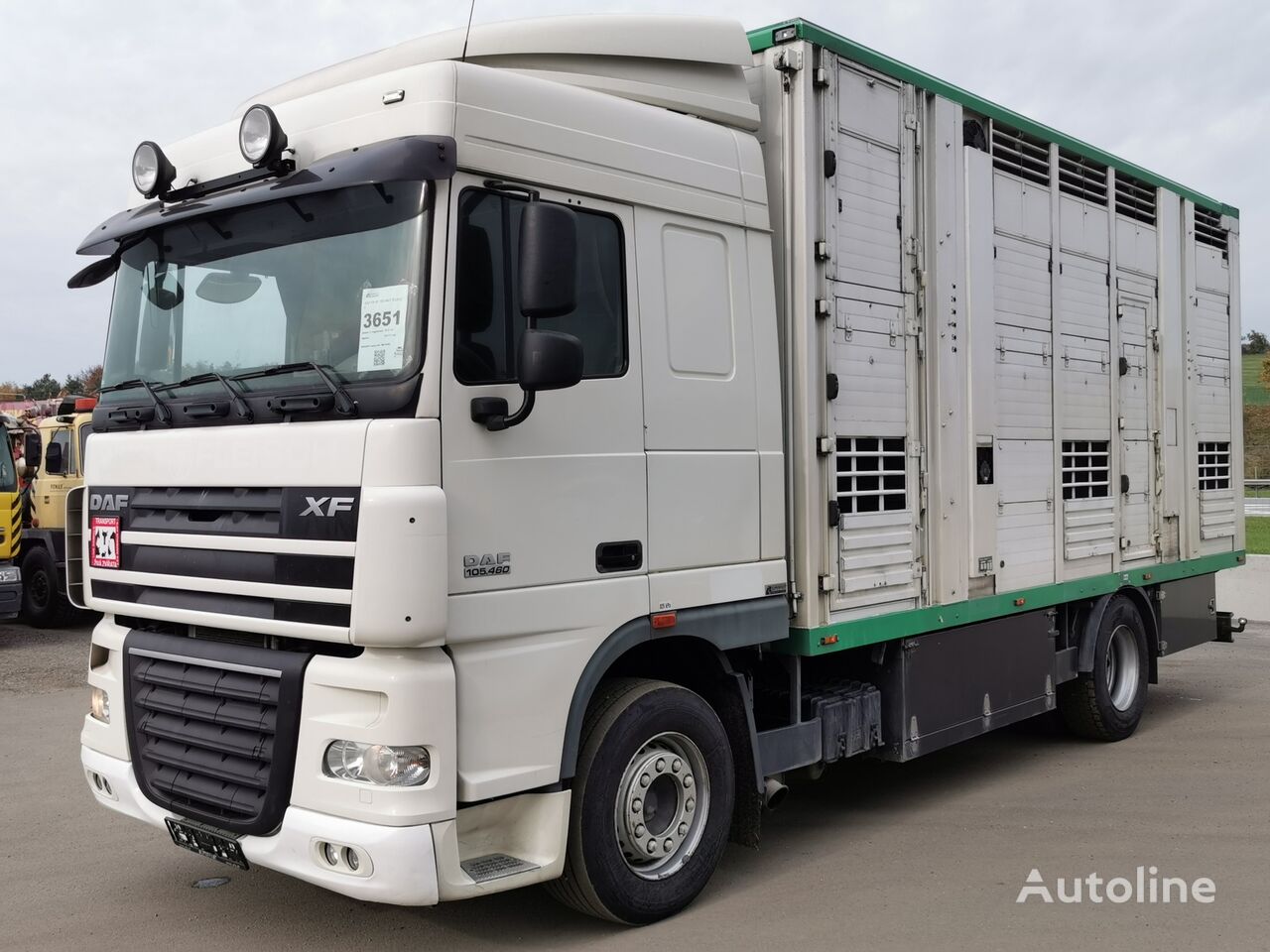 DAF FA XF 105.460T  kamion za prijevoz stoke