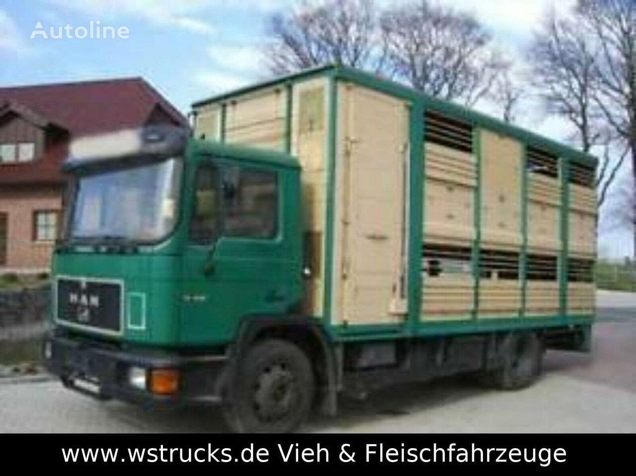 MAN 14232  KABA Doppelstock kamion za prijevoz stoke