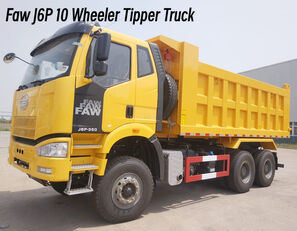 novi FAW J6P 10 Wheeler Tipper Truck for Sale in Dominican kiper