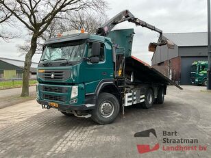 Terberg FM1350-WDGL 6x6 met 2 zijden kipper en HMF 1643 Z 2 kraan kiper