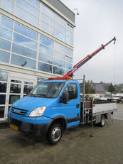 IVECO Daily 35C12 2.3MJ D 375 + Maxilift 200.3 Kraan + Lier kamion s ravnom platformom < 3.5t