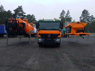 Mercedes-Benz ACTROS 2636 6x4 WUKO + MUT SAND MACHINE FOR CHANNEL CLEANING rasipač pijeska