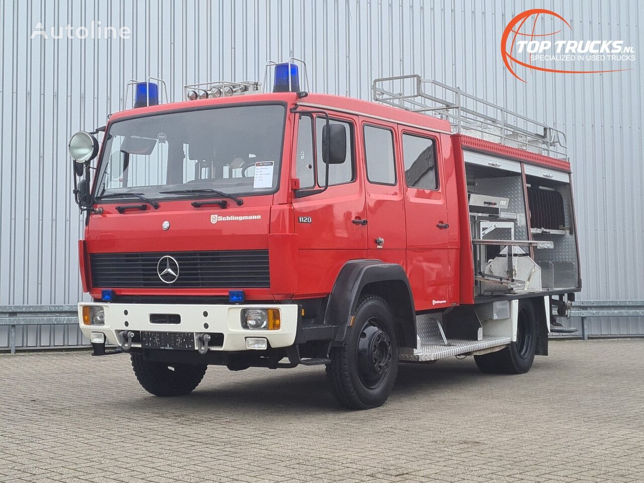 Mercedes-Benz 1120 AF 4x4 - 1.600 ltr watertank -Feuerwehr, Fire brigade- Crew vatrogasno vozilo