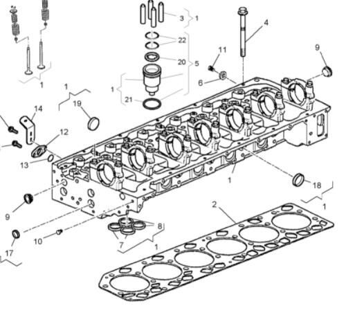 7422083486 glava cilindra za Renault PREMIUM DXI 440 kamiona